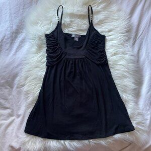 Y2K Sparkly Black Sleeveless Top